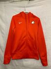 Nike Therma-Fit Orange Pullover Hoodie w/ Eagle Size S