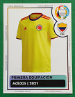 2021 EM Copa America #218 OFFICIAL COLOMBIA SOCCER JERSEY Sticker Promo
