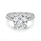 Wedding Diamond Ring Cushion 1.70 Ct IGI GIA Lab Grown 950 Platinum Size 5 6 7 8