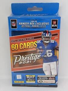 2021 Panini Prestige NFL Football Factory Sealed Hanger Box 60 Cards