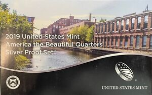2019-s SILVER U.S. Mint made America the Beautiful  QUARTERS proof Set