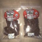 2 Pack  10 oz. Ea. Old Trapper Beef Jerky Hot & Spicy Flavor! Exp. 6/25