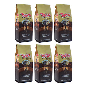 Twix Milk Chocolate, Caramel & Cookie Bar Flavored Ground Coffee, 10 oz, 6-pack