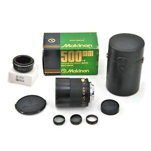 Makinon MC Reflex F500mm F8 Lens For Minolta MD/Sony Nex Mount! Good Condition!