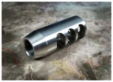 6.5 Creedmoor Muzzle Brake Comp 5/8-24 TPI Stainless Steel 5/8x24