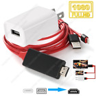 For iPhone 14 13 12 11 Pro XR 8 HDMI Mirroring AV Cable Phone to TV HDTV Adapter