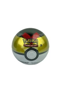 Pokemon TCG Poke Ball Tin 3 Booster Packs and Coin Sealed NEW