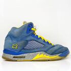 Nike Mens Air Jordan 5 CD2720-400 Blue Basketball Shoes Sneakers Size 11.5