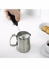 Portable Stainless Steel Foam Maker Cream and Milk Frother Drink Whisk- Battery