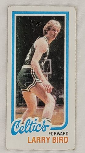 1980-81 Topps Single Panel #34 Larry Bird Rookie Card, RC, NBA, Boston Celtics