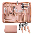 Professional Nail Care Kit - 30 Piece Stainless Steel Set for Women