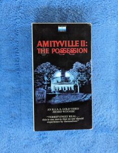 New ListingAMITYVILLE II: The Possession VHS Tape 1982 Horror James Olson 1987 Release
