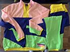 Nike Men’s Track Suit - Jacket XL/Pant L Flight 90s Vintage Purple/Neon Green