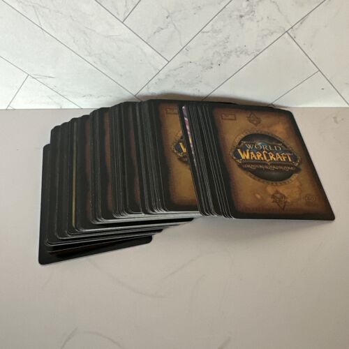 75 Cards World of Warcraft Trading Card Game Lot (WOW TCG) Mixed Lot