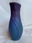 Beautiful Vintage Van Briggle Ming Blue / Purple Flower Vase