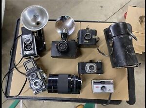 Vintage Camera Collection , Cameras Starting From The 1930’s And Going Up