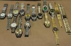 Vintage Mens  Watch lot Of 16 Untested Estate Watch Lot