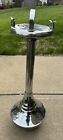 Vintage Weighted Metal Ashtray Stand. Stands Approximately 25 Inches.