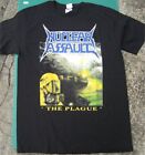 Reprinted NUCLEAR ASSAULT T-shirt THE PLAGUE, classic unisex TE6132