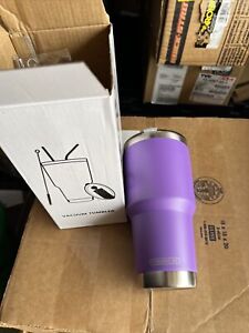 DYNAMIC SE 30 oz Purple Tumbler, Double Wall Stainless Steel Vacuum