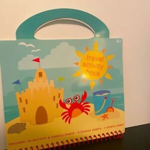 Kids Craft Kits Sticker Color Drawing Book Toy Beach Travel NEW