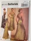NEW BUTTERICK B5183 - LADIES BEAUTIFUL TWO STYLE EVENING GOWN PATTERN 16-24 FF