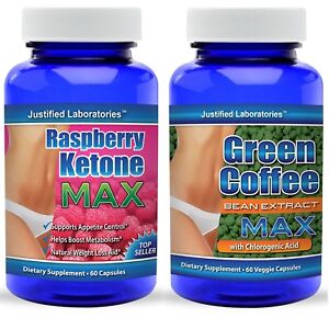 Pure Green Coffee Bean Extract  800 mg  Raspberry Ketone Lean Weight Loss Diet