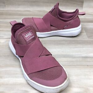 VANS UltraRange Soft Strappy Mauve Purple Pink Shoes Women's Size 8