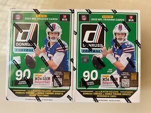New Listing2022  DONRUSS  FOOTBALL BLASTER SEALED (Lot of 2) BOX LOT (PURDY RC?) Downtown!