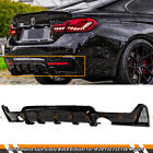 Gloss Black Rear Bumper Diffuser For 2014-2020 BMW F32 F33 F36 4 Series M Sport (For: More than one vehicle)