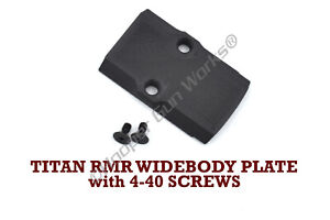 HGW Composite Widebody Cover Plate for Titan Glock Slides 20 21 29 Trijicon RMR
