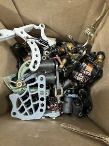 Tattoo Machine Parts Lot. 6 Machines/frames. Lots Of Coils. Lots Of Hardware.