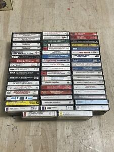 Huge Lot of 50 Classical Music Cassette Tapes Opera Gershwin Ormandy Tchaikovsky