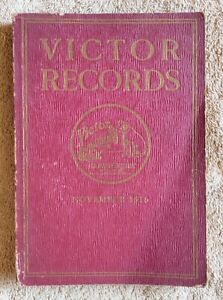 New ListingAntique Book Victor Records November 1916 Soft Cover 450+ pp