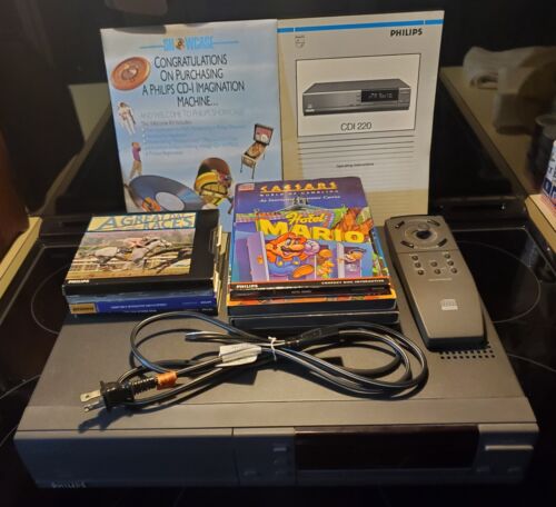 Philips CDI 220 Interactive Console w/Games & Learning Disks