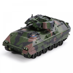 1:72 US M2 Diecast Crawler Tank Armored Bradley Infantry Fighting Model Collect
