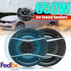 2 Pcs 6'' 650W Car HiFi Coaxial Speakers Audio Music Stereo Full Range Speakers (For: Mini Cooper)