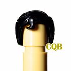 NEW LEGO - Figure Hair - Superman Black Swept front curl x1 - 76028 10724