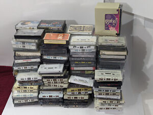 New Listing190+ Cassete tapes lot wholesale bulk Various artists assorted / has wear