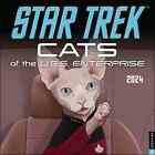 New ListingAndrews McMeel Publishing,  Star Trek Cats 2024 Wall Calendar