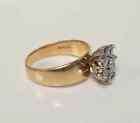 2.30 Ct Round Lab-Created Diamond Women's Engagement Ring 14K Yellow Gold Plated