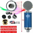 EMC910 Multi-Pattern Large Diaphragm Condenser Project Studio Microphone Blue