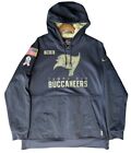 Nike On Field Tampa Bay Buccaneers Salute To Service Hoodie Sweatshirt Mens XL
