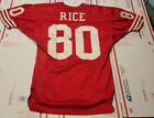 Vintage San Francisco 49ers Jerry Rice 80 Wilson Pro Line Jersey Size 42 Stained