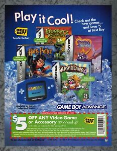 Game Boy Advance Games Coupon Best Buy Nintendo Print Ad Original Art 7.75x10.50