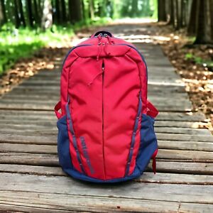 Patagonia Refugio 28L Daypack Backpack  Travel Hiking Laptop Red Navy Liteweight