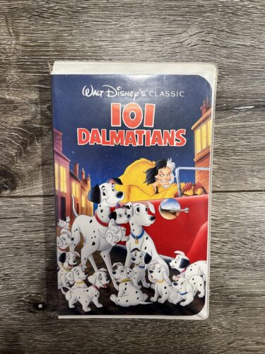 101 DALMATIONS 1992 VHS Tape Walt Disney's Black Diamond Classic VHS1263 RARE!