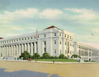 New ListingVintage Linen Postcard New Post Office Building Street Corner St. Louis MO