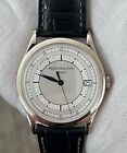 Patek Philippe Calatrava White Gold Sector Dial Auto Watch 5296g - Box & Papers