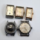 For Parts As-Is vintage CITIZEN Hand-Winding mechanical women's watch lot of 5